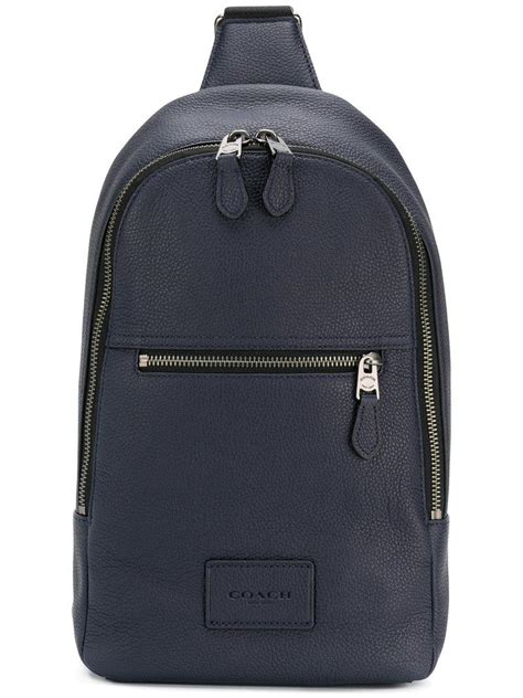 coach single strap backpack